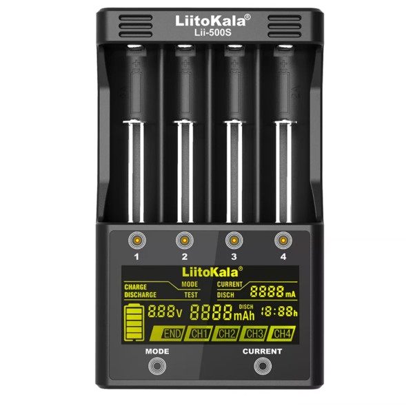 1626.589 Зарядное устройство LiitoKala Lii-500S купить оптом и в розницу по низкой цене с доставкой Зарядное устройство LiitoKala Lii-500S