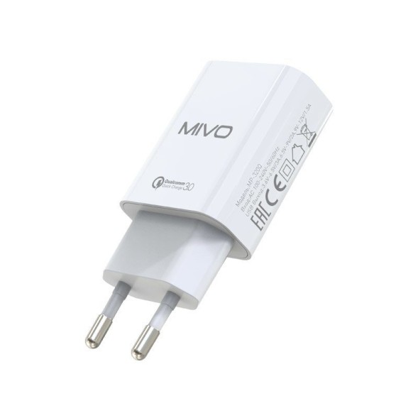 2525.589 Сетевая зарядка Mivo MP-320Q купить оптом и в розницу по низкой цене с доставкой по Москве и России Сетевая зарядка Mivo MP-320Q
